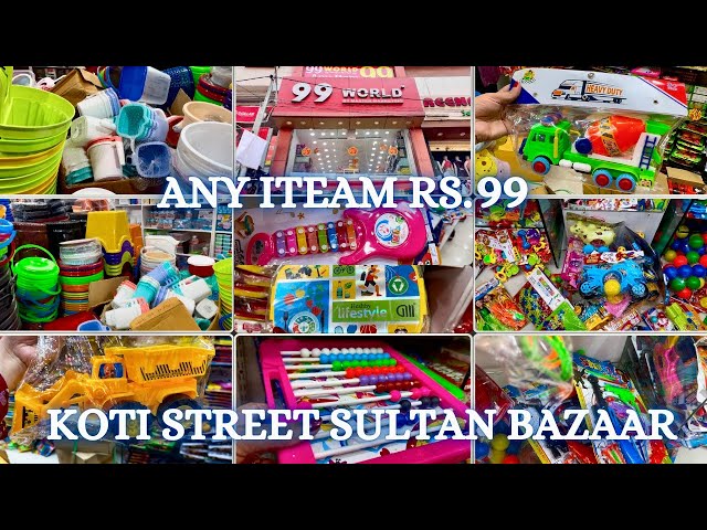 Hyderabad’s BIGGEST ₹99😱SALE at Koti Street 99 world✨Ramzan Special Crockery’s,Steel items and More🚀