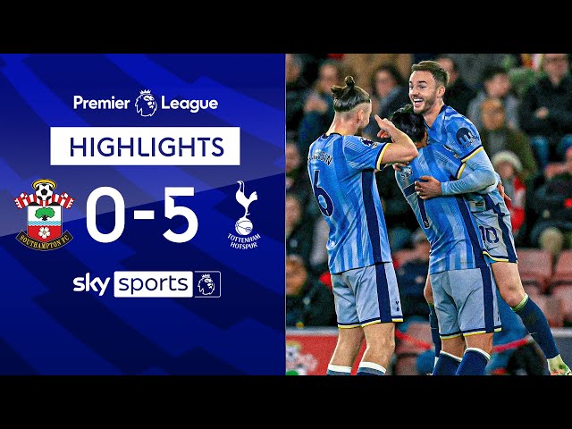 Spurs smash FIVE past sorry Saints 💥 | Southampton 0-5 Tottenham | Premier League Highlights