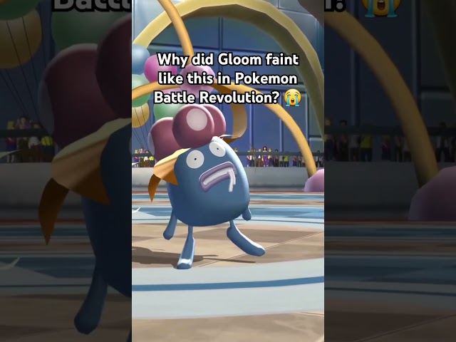 Why did Gloom faint like this in Pokemon Battle Revolution 🫦 #pokemon #gaming #deathdrop