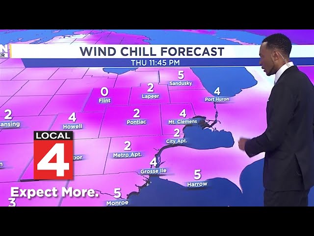 Metro Detroit weather forecast Jan. 23, 2025 -- 4 p.m. Update