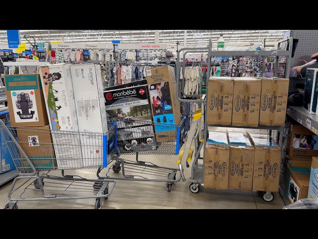 CRAZY BABY MARKDOWNS MASSIVE 3 CARTS FULL OF CLEARANCE BOOSTERS STROLLERS SWINGS WALKERS