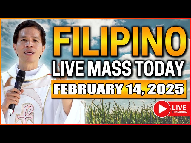 FILIPINO ONLINE LIVE MASS TODAY || FEBRUARY 14, 2025 || FR. FIDEL ROURA