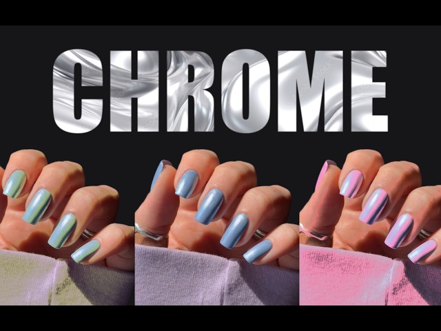 I Tried Instant Chrome Nail Polish So You Don’t Have To ✨🪙💅🏻 *easy??* #chrome #nails #nailsathome