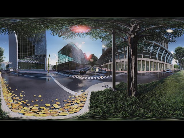 Exterior City - Lumion 360 Animation Daytime (Draft)