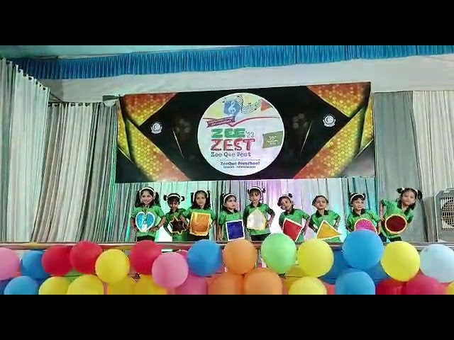 Hawwa and Team| shape song|zeeque|zee zest 2022-23 |Irshad English School, panthavoor|