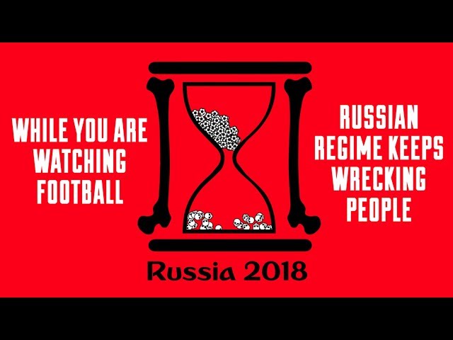 While you are watching football Russian regime keeps destroying people