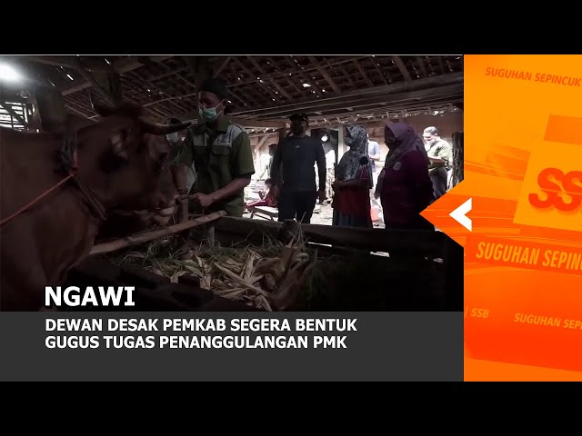 NGAWI - Dewan Desak PEMKAB Segera Bentuk Gugus Tugas Penanggulangan PMK