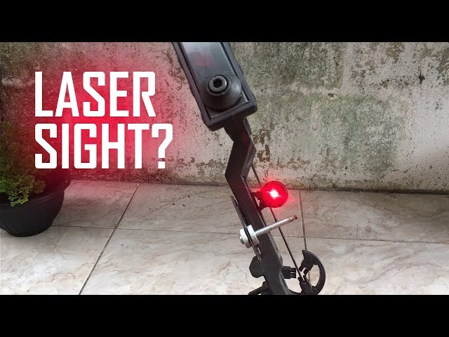 Attached a Laser Sight to my Recurve Bow