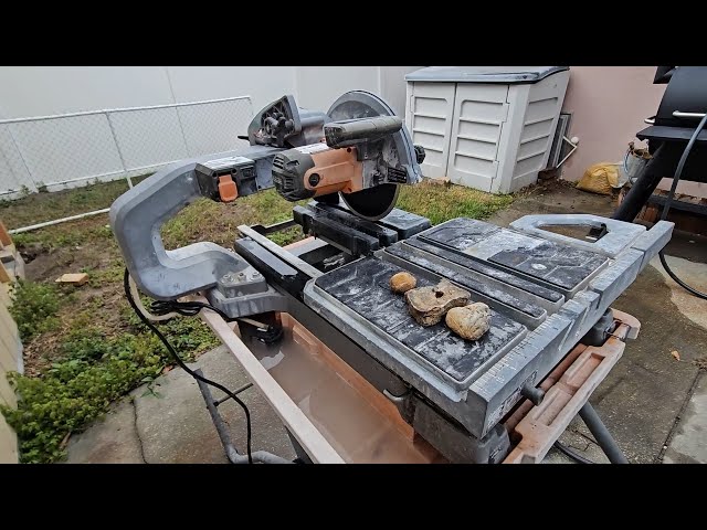 RIGID TILE SAW REPAIR FOR CUTTING ROCKS!