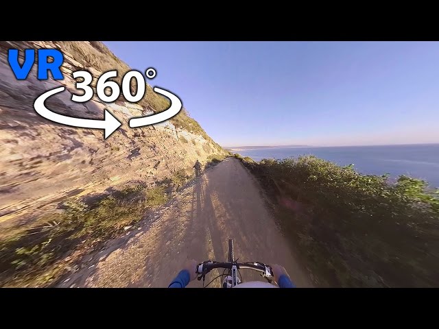 360 ° VR: Biking on the cliffs of Barbate # Cadiz360VR