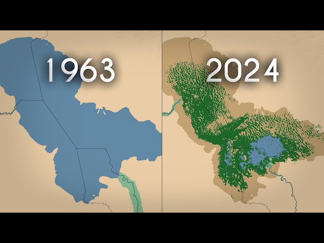 The Shrinking of Lake Chad (1963–2024)