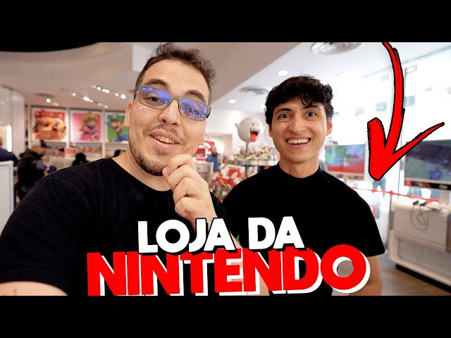 A LOJA DA NINTENDO É ISTO TUDO MESMO? NINTENDO Store NOVA YORK 2023 Com Preços