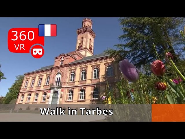 360° views of France : Today a walk in Tarbes, jardin Massey