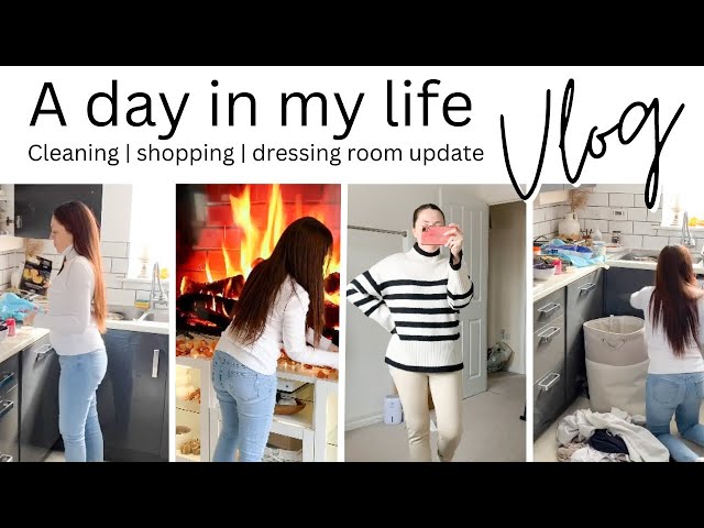 🍂 A DAY IN MY LIFE | Speed Clean | Shopping | Autumn Try On | Dressing Room Update and More!