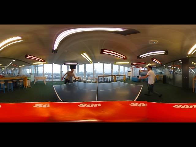 Ping Pong at the News Building