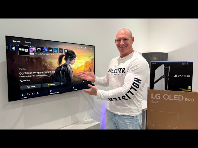 LG C4 OLED gaming test with PS5 Pro, BEST small gaming TV 2024?