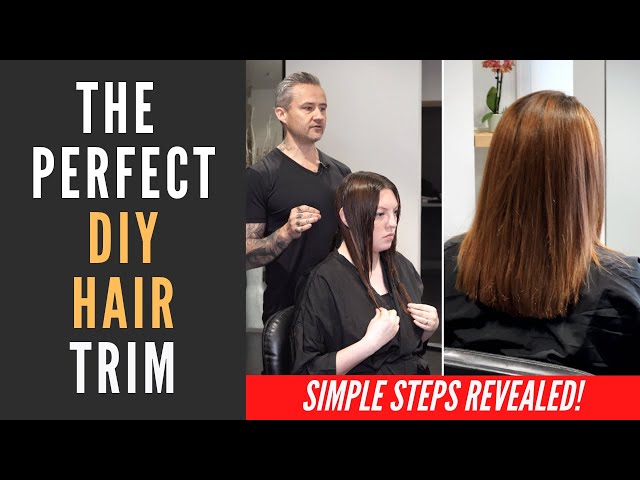 How To Trim Long Hair // SIMPLE STEP BY STEP GUIDE #homehaircut #haircuttinghacks