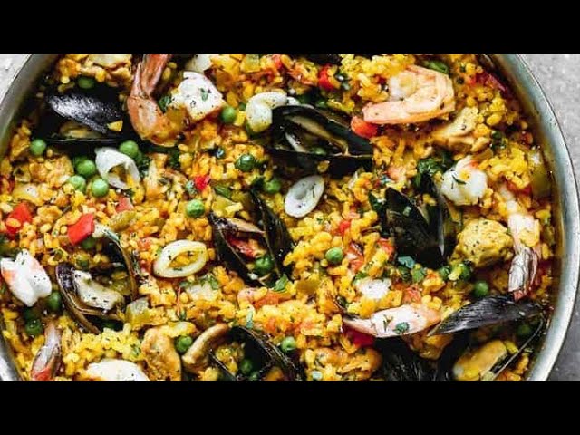 SPANISH PAELLA | SPANISH RICE #cookingchannel #recipeoftheday