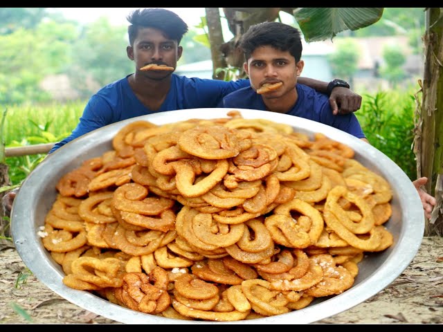 100 Jalebi Making    Cooking Gone Wild Village Cooking   #100jalebimaking  #jalebimaking