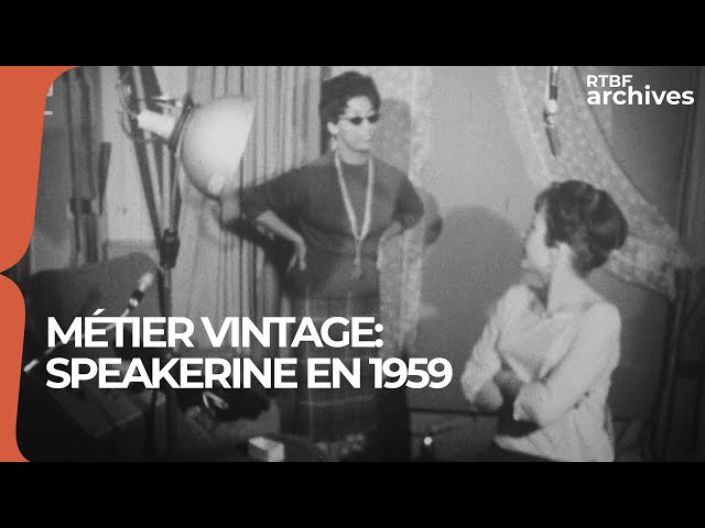 Métier vintage : la journée d'une speakerine en 1959 - RTBF Archives