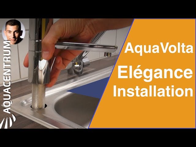 AquaVolta® Elégance | Installation water filter with adjustable pH-value & hydrogen enrichment