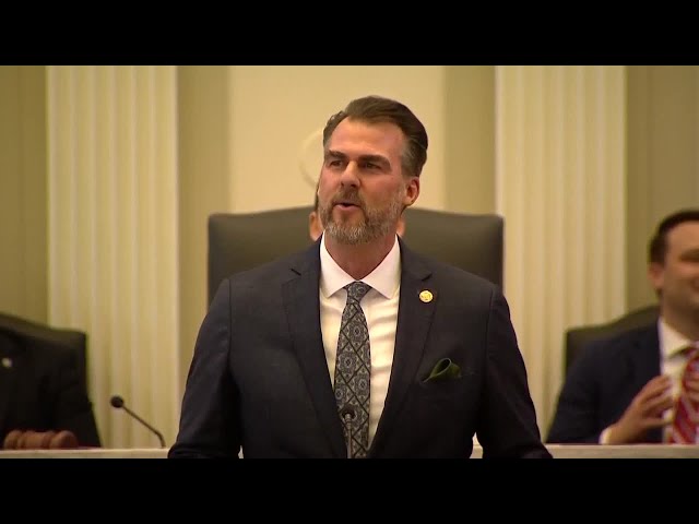 Gov. Kevin Stitt delivers State of the State address ahead of 2025 legislative session