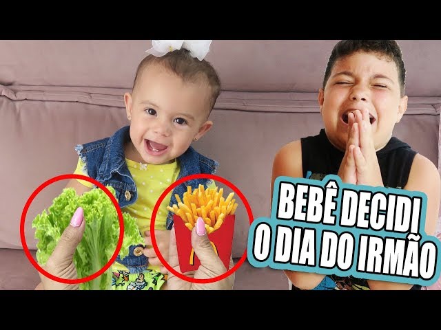 MEU BEBÊ DECIDIU O DIA DO IRMÃO MAIS VELHO | Kathy Castricini