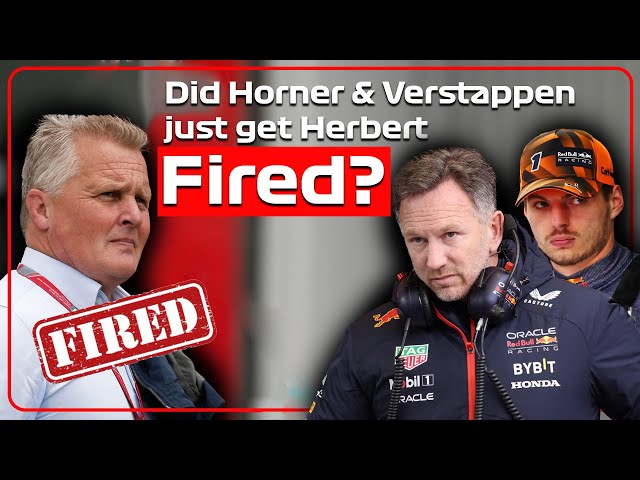 Formula One: Johnny Herbert Fired!