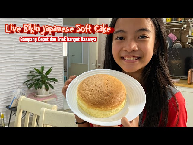 Live Baking Membuat Japanese Soft Cake bersama Zara Cute