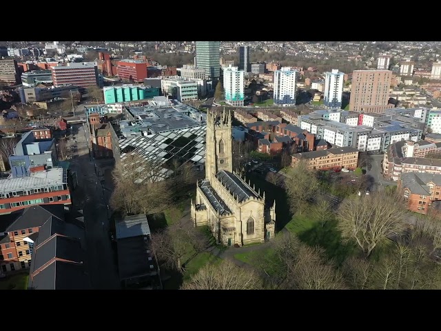 Cinematic short film, St Georges church, Sheffield.