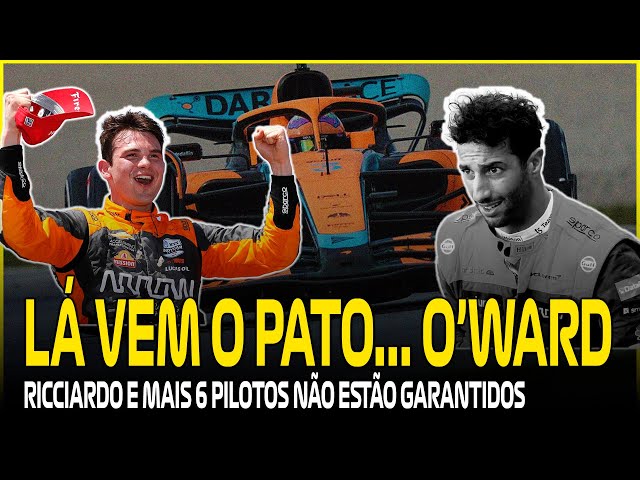 RICCIARDO VERY THREATENED BY PATO O'WARD AT MCLAREN AND 6 MORE PILOTS THAT MAY LEAVE IN 2023