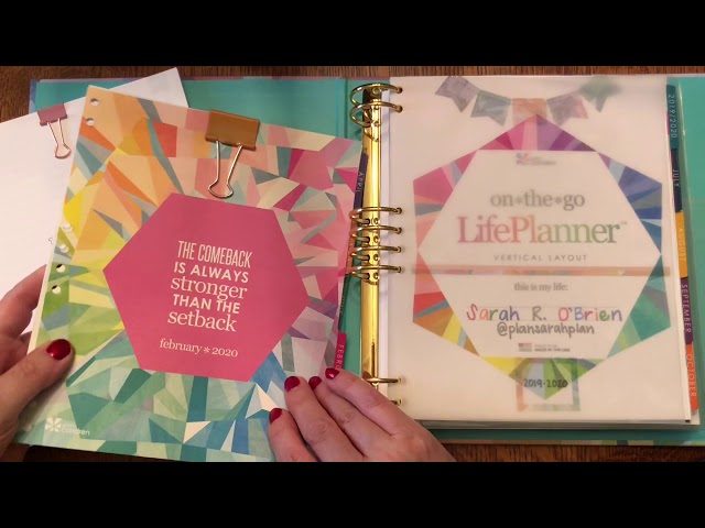 Q1 Setup | Erin Condren LifePlanner Binder