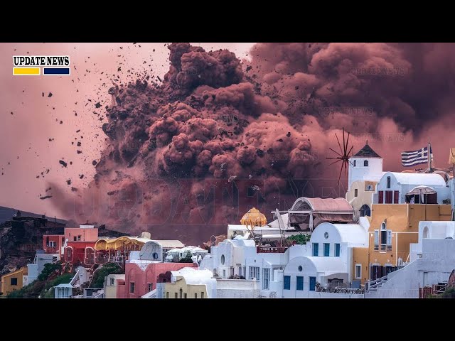 🚨Horrible Today: A Magnitude 7.7 Quake Just Hit Santorini! Huge Erupt Alert with 1,400 Quake Perhour