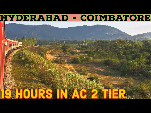 HYDERABAD TO COIMBATORE TRAIN TRAVEL VLOG||