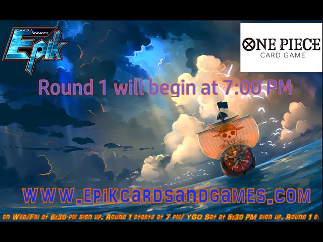 Epik Cards & Games - One Piece Thursday Tournament