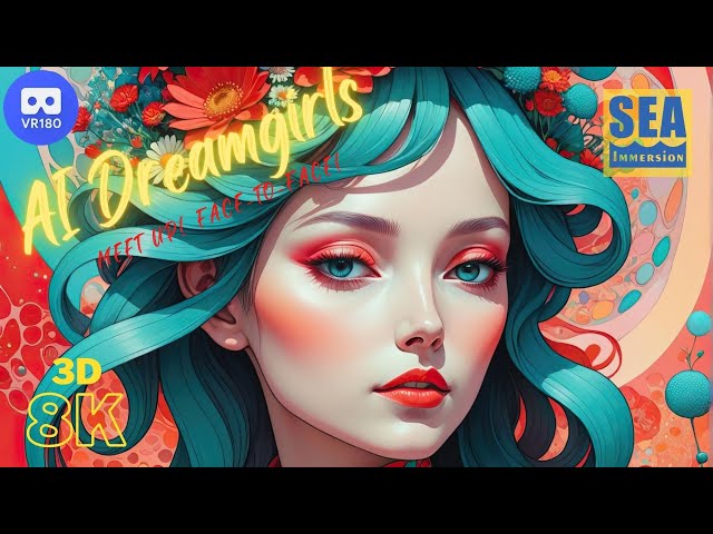 Ai Goddesses, Dreamgirls in 8K 3D VR180 - meet them up close, face-to-face!