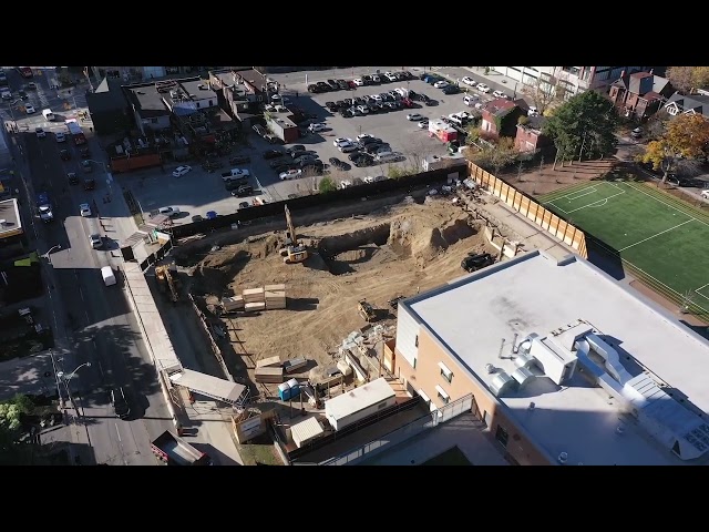 Davisville Community and Aquatic Centre Construction Progress