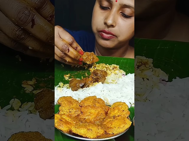 মুরগির কলিজা চচ্চড়ি আর গরম ভাত | Chicken Liver Curry With Hot Rice Eating Show #youtubeshorts