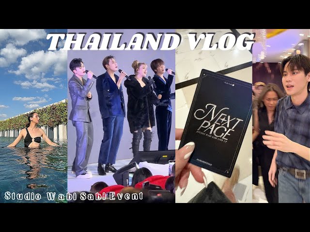 Plans have changed, being alone in BANGKOK, Studio Wabi Sabi NEXT PAGE LineUp EVENT | THAILAND vlog