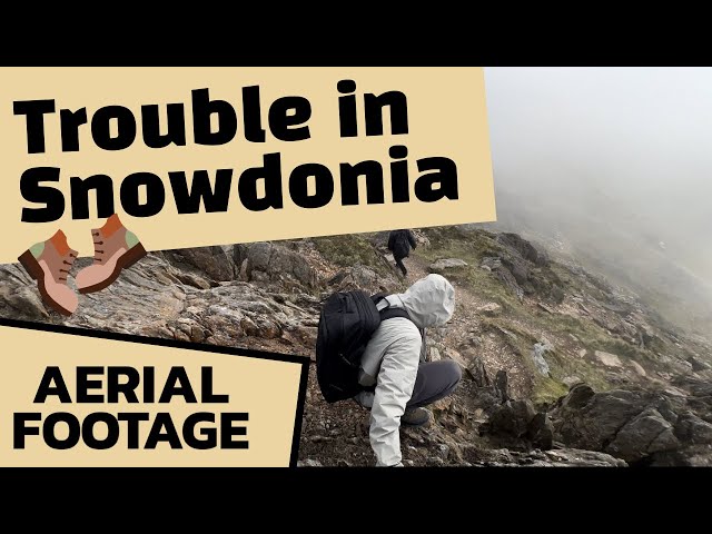 Aerial Footage - Trouble In Snowdonia