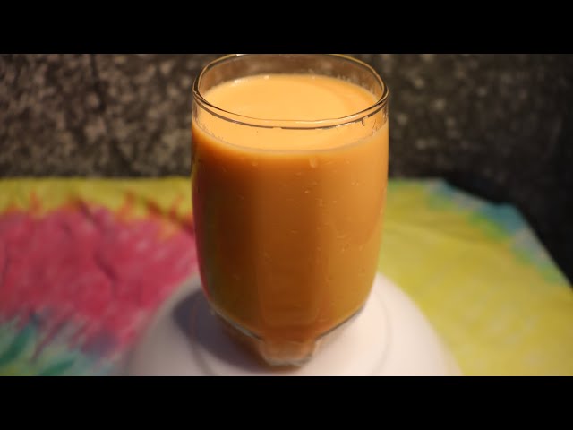 how to make carrots juice at home to improve your vision as well as nourish the skin.