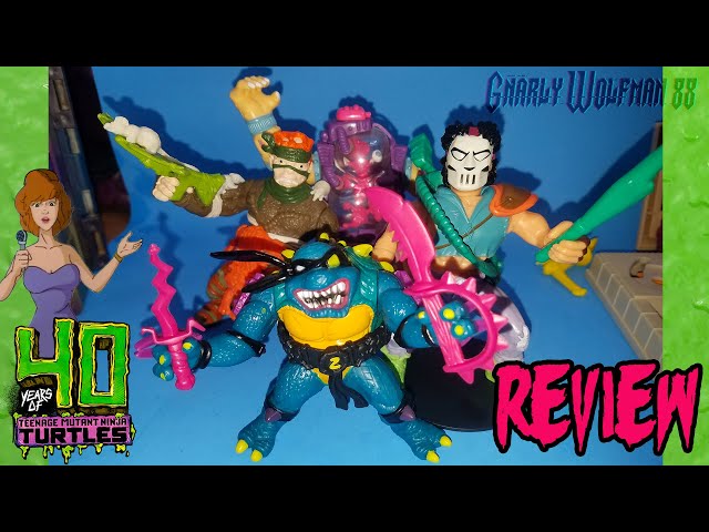 Playmates 40th Anniversary TMNT Re-Issues: Slash, Casey Jones, Rat King | Figure Review