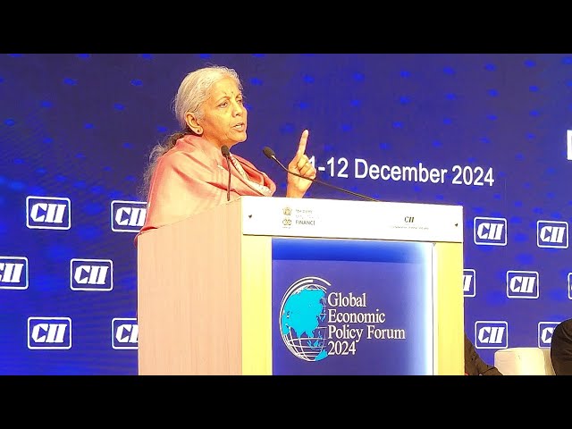 Smt Nirmala Sitharaman's address at the Global Economic Policy Forum 2024 organised by the CII