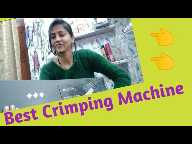 Ikonic Hair Crimper || Best Hair Crimper || Unboxing & Review