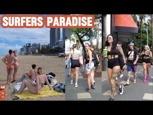 [4k] Explore Surfers Paradise Thursday 13 February 2025 | Gold Coast | QLD | Australia