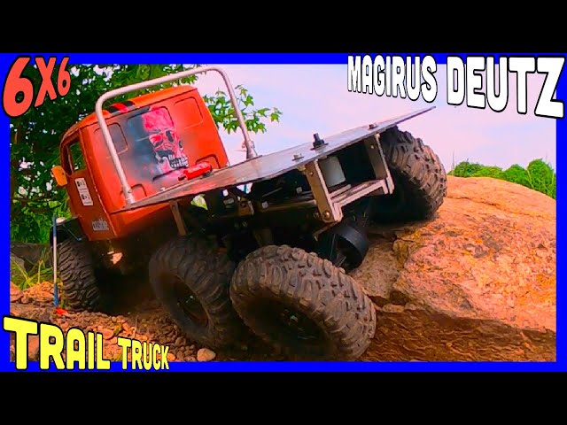 MAGIRUS DEUTZ TRUCK 6X6 RC OFFROAD TRAIL RUN