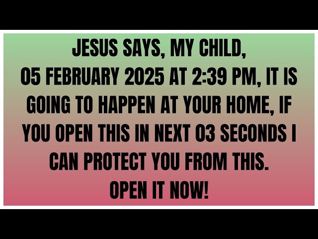 This Will Happen On 5th February at 02:39pm, Jesus Is Commanding To Watch This #godmessage #jesus