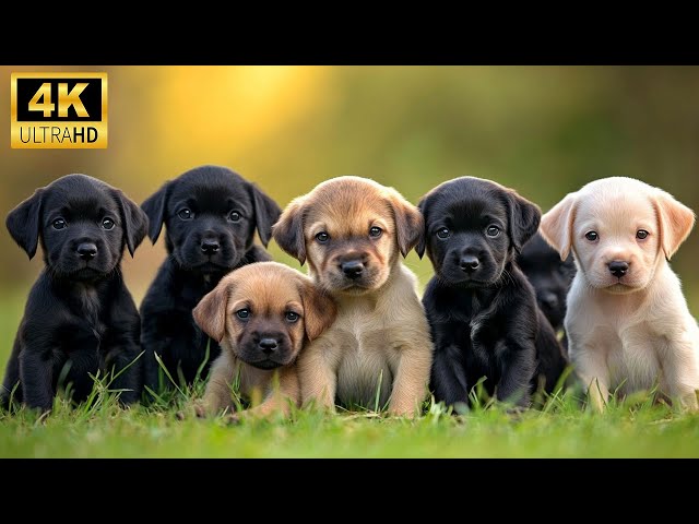 Baby Animals 4K - Watch Baby Animals Explore the World with Gentle Piano Harmonies