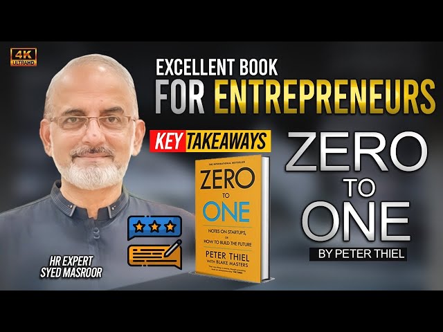 Zero to One by Peter Thiel | Key Takeaways | Book Review