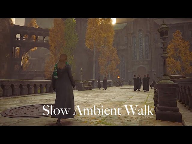 Relaxing Hogwarts Walk to Choir Practice | Hogwarts Legacy (ambience)